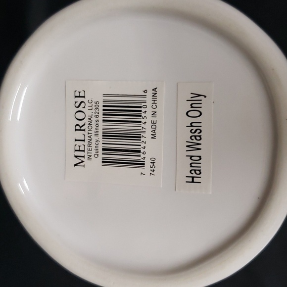 Melrose International NWT Ivory Ceramic Pitcher with Chicken Design - Picture 6 of 6